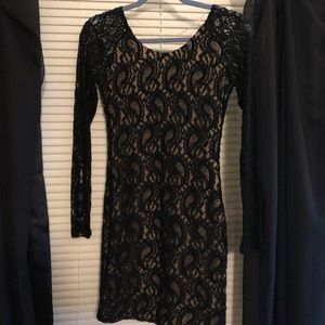 Lace long sleeve LBD